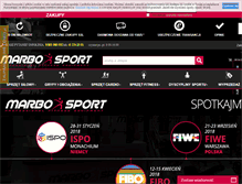 Tablet Screenshot of marbo-sport.pl